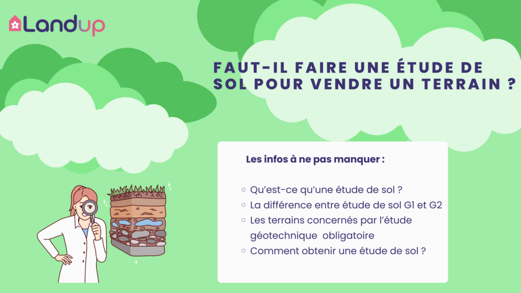 étude de sol obligatoire pour vendre, Landup