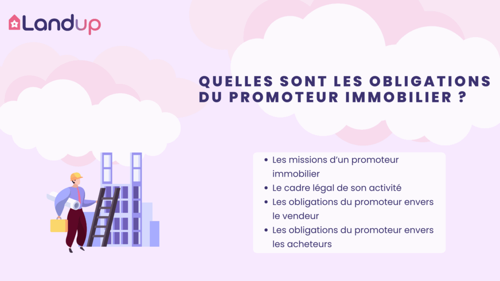 obligations du promoteur immobilier, Landup