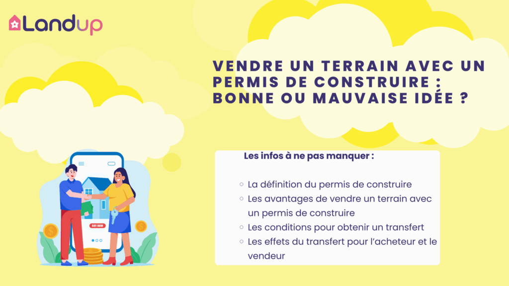 Vendre un terrain avec un permis de construire, Landup