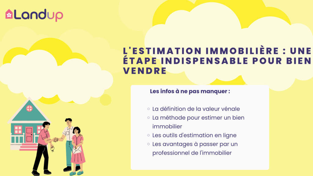 Estimation d'un bien immobilier, valeur vénale et prix de vente, Landup