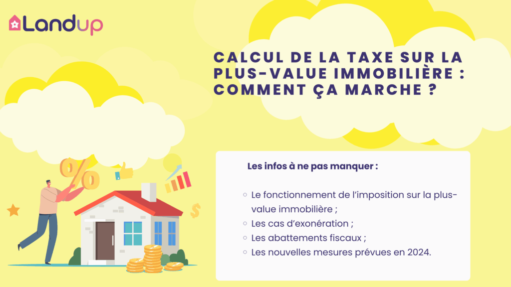 Calcul taxe plus-value immobilière, Landup