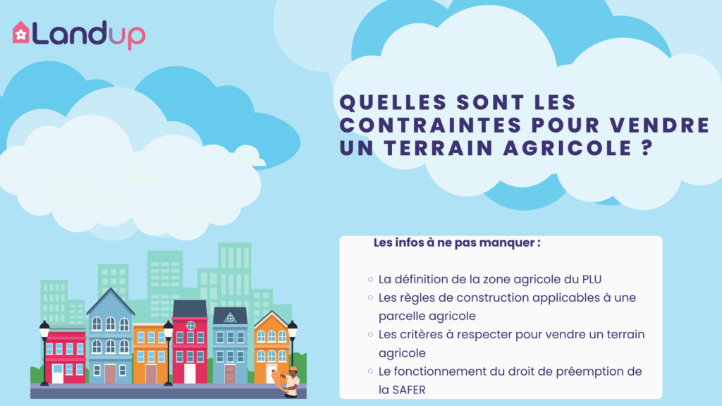 Vendre un terrain agricole : contraintes, constructibilité et rôle de la SAFER