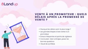 Vente à un promoteur : quels délais après la promesse de vente ?
